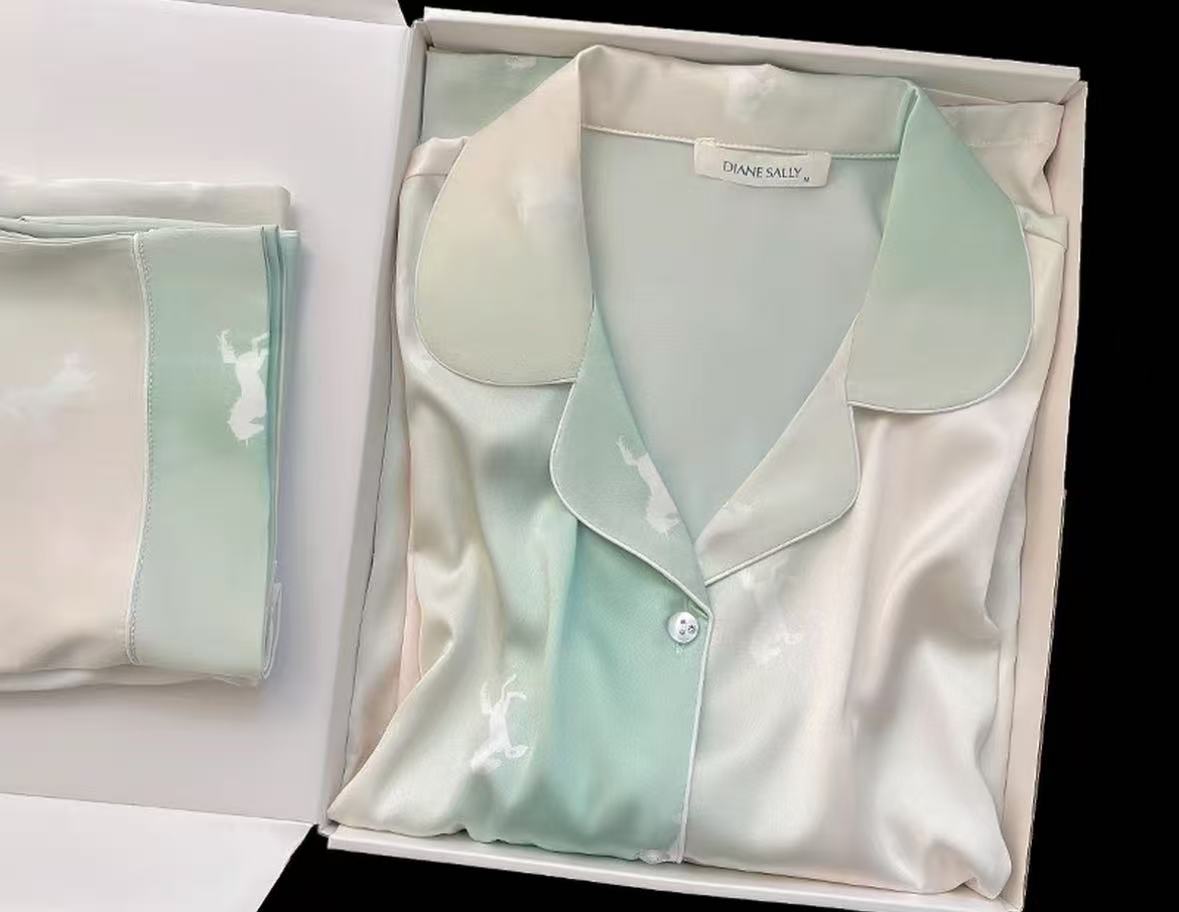 ミントシルク パジャマセット