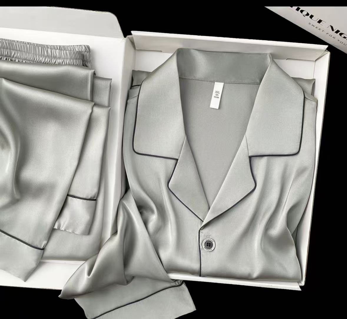 シルバーグレー シルクセット